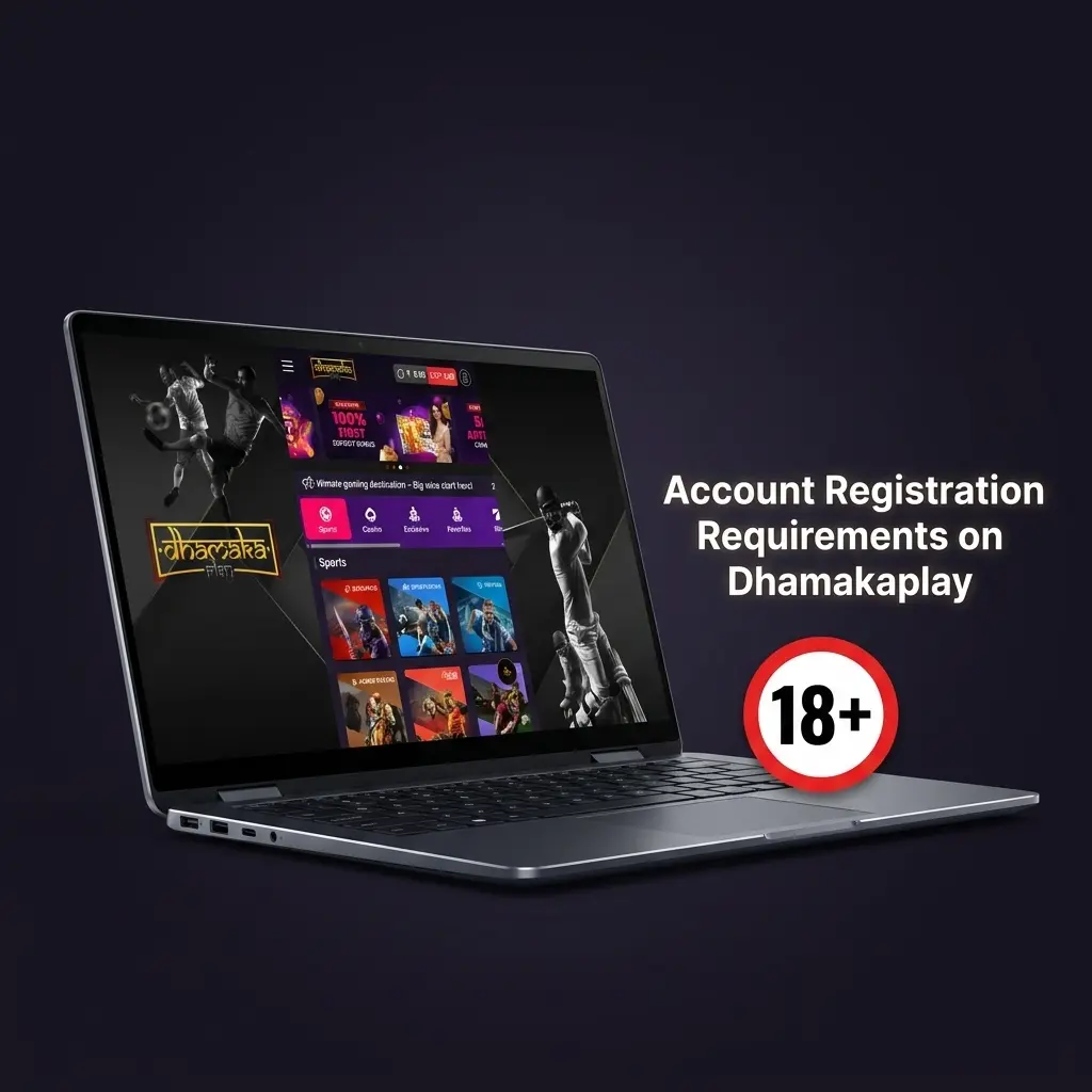 Dhamakaplay account registration requirements including age verification, ID proof, and eligibility conditions for Indian players