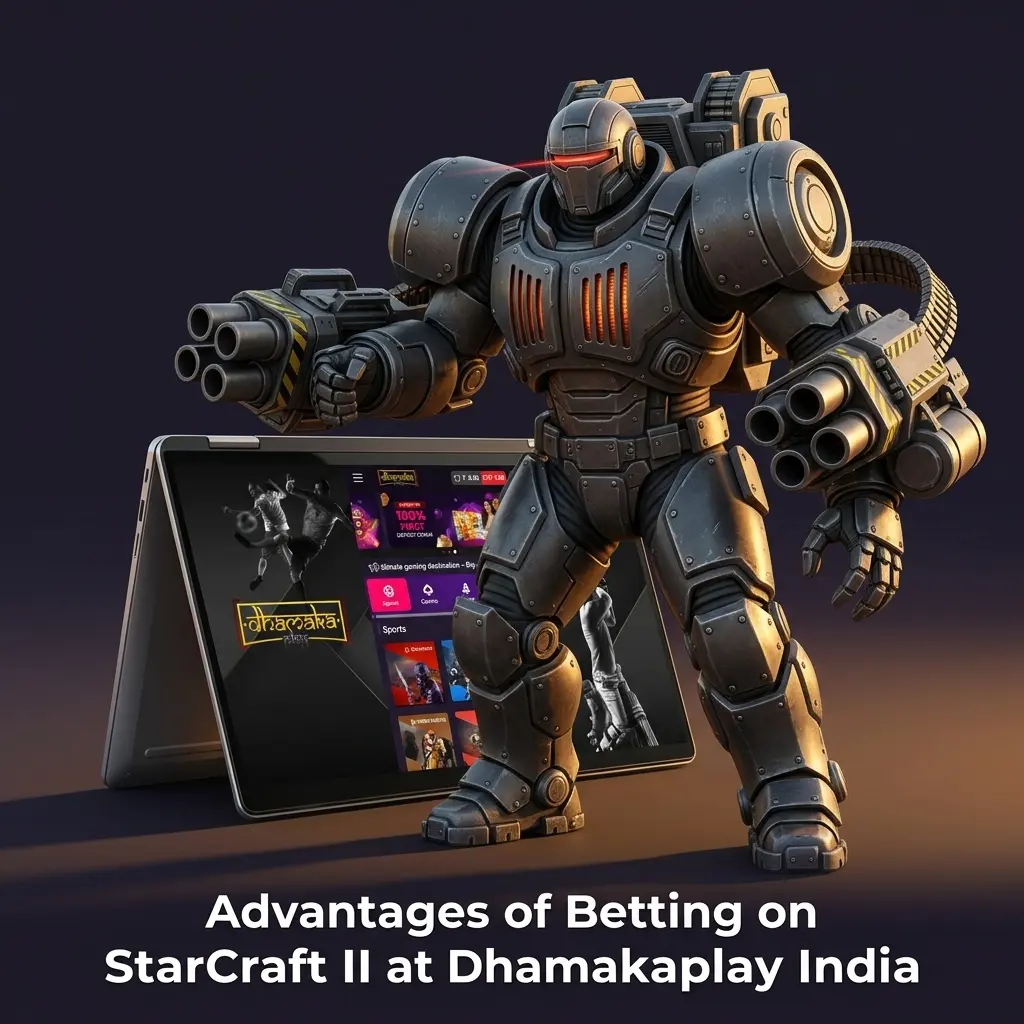 Dhamakaplay India StarCraft II betting benefits including INR payments, bonuses, mobile app and 24/7 support