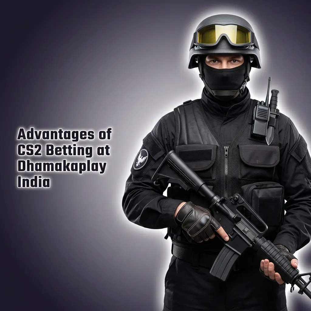 Dhamakaplay CS2 betting advantages for Indian bettors including UPI payments, bonuses, mobile app and 24/7 support