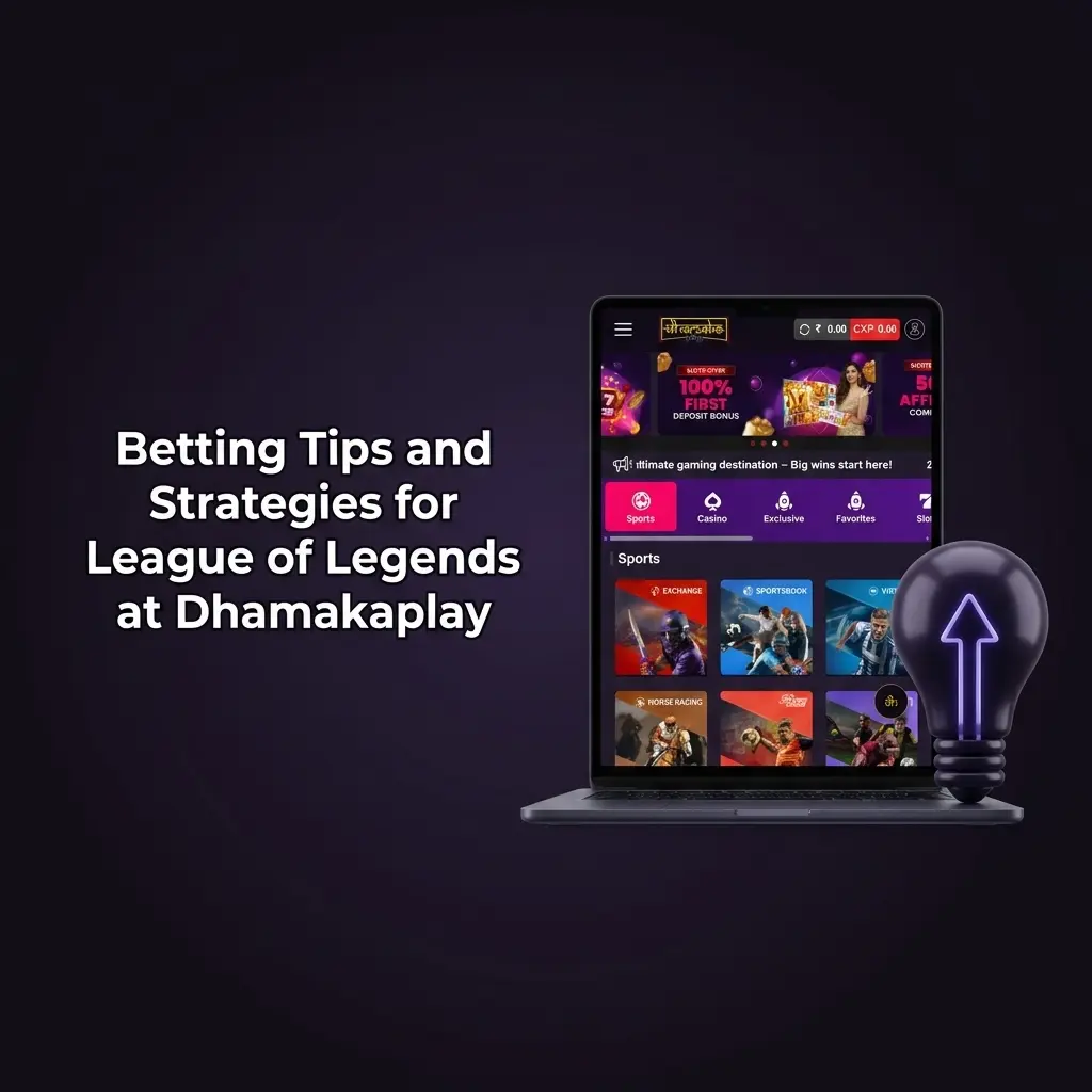 League of Legends betting tips and strategies at Dhamakaplay covering bankroll management, meta shifts, and live betting