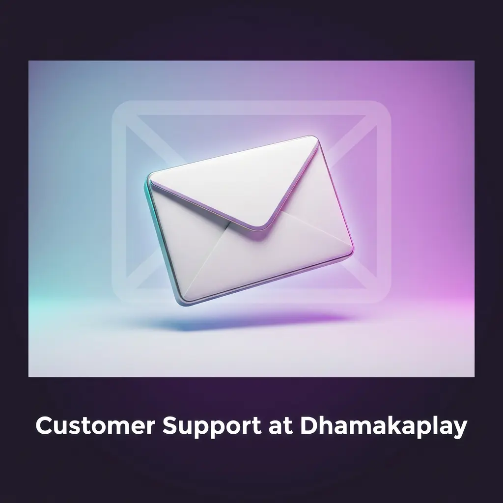 Dhamakaplay customer support channels including live chat, email, Telegram, and FAQ available 24/7