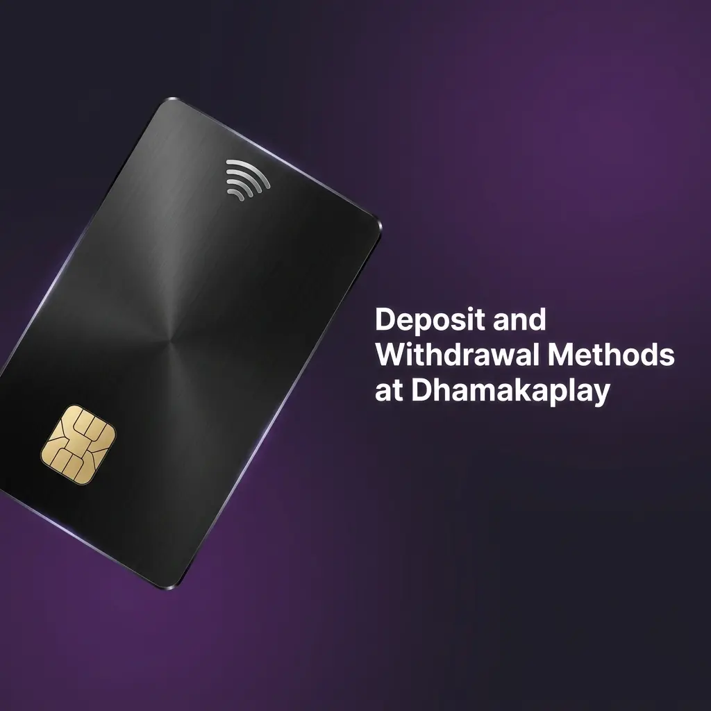 Dhamakaplay deposit and withdrawal methods including UPI, Google Pay, Paytm, Net Banking, Skrill, and crypto