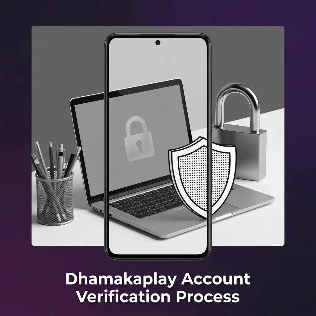 Dhamakaplay account verification steps for Indian players including ID, address, and payment method document submission