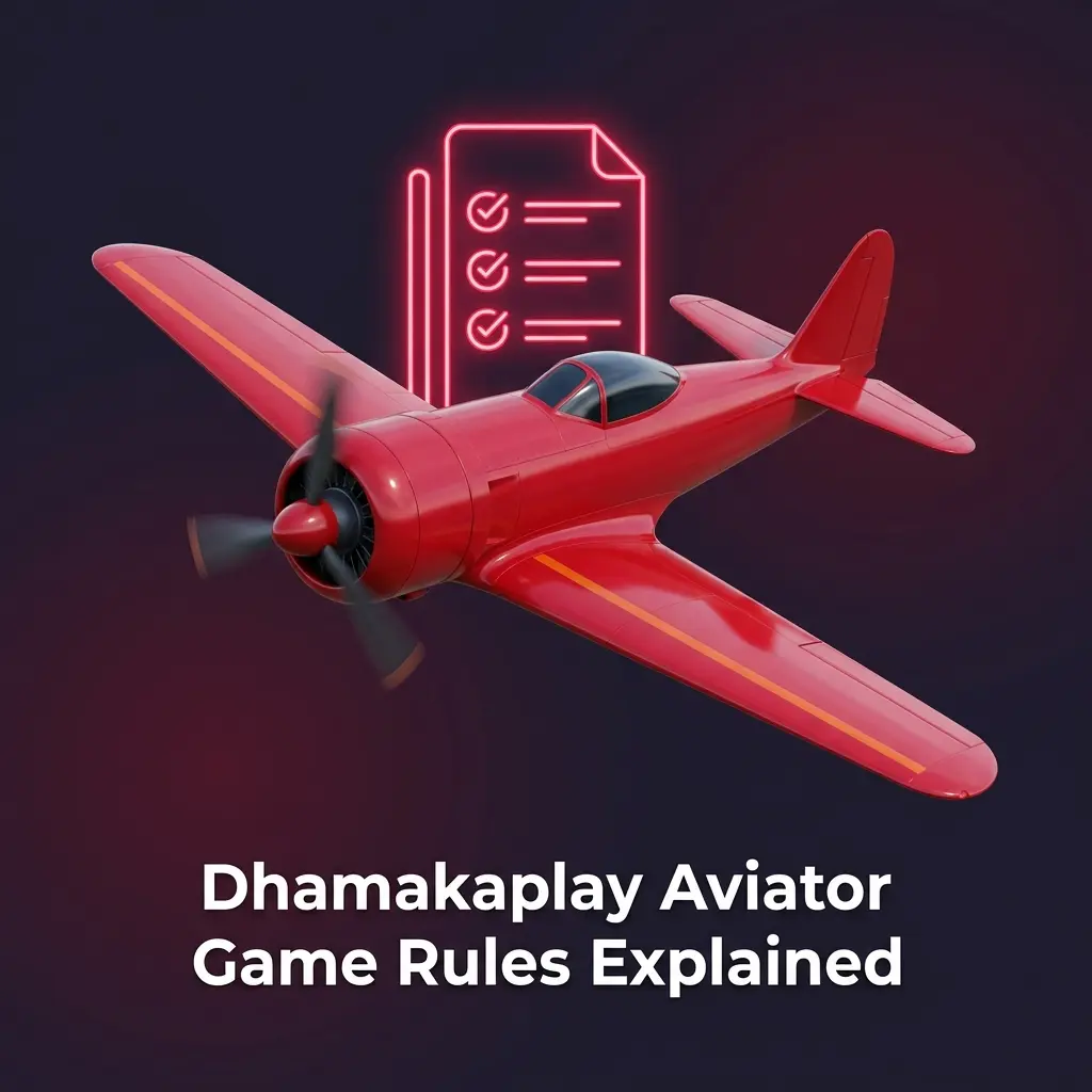 Dhamakaplay Aviator game rules showing crash multiplier mechanics, cash out timing, and bet management tips