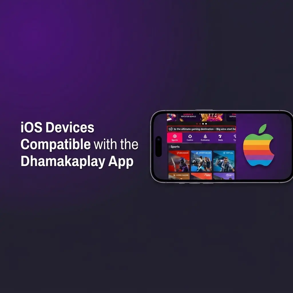 iOS devices compatible with Dhamakaplay app including iPhone 7 to 15, iPad Air, iPad Pro, and iPod Touch 7th gen