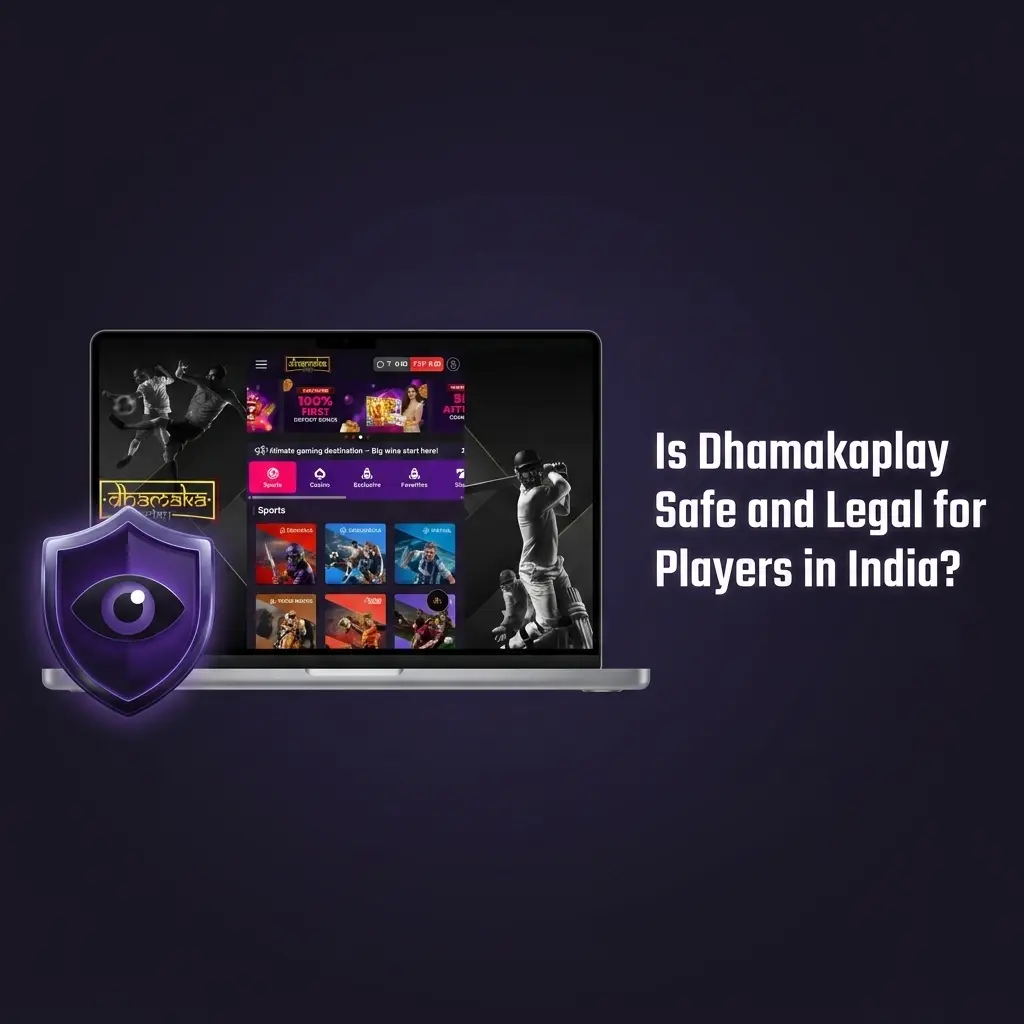 Dhamakaplay licensed casino platform with SSL encryption ensuring safe and legal gameplay for Indian players