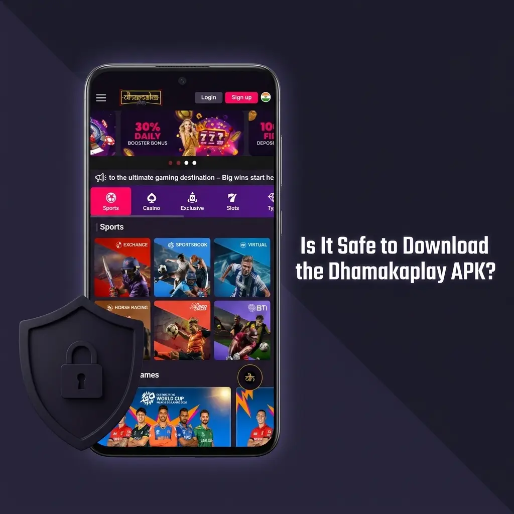 Dhamakaplay APK download safety for Indian players with SSL encryption and Curacao eGaming licence protection