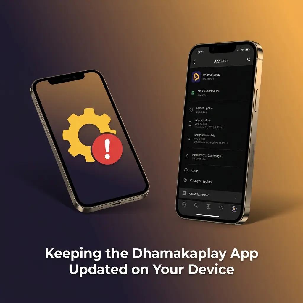 Dhamakaplay app updates automatically on server side, no manual download needed, clears cache to refresh latest version