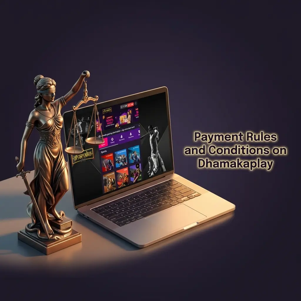 Dhamakaplay payment rules: identity verification, same method policy, bonus wagering, one account per player, INR transactions