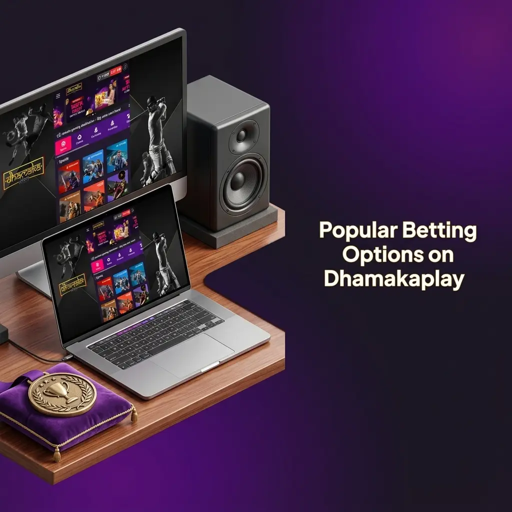 Popular betting options on Dhamakaplay including live action and pre-scheduled sports markets for flexible wagering