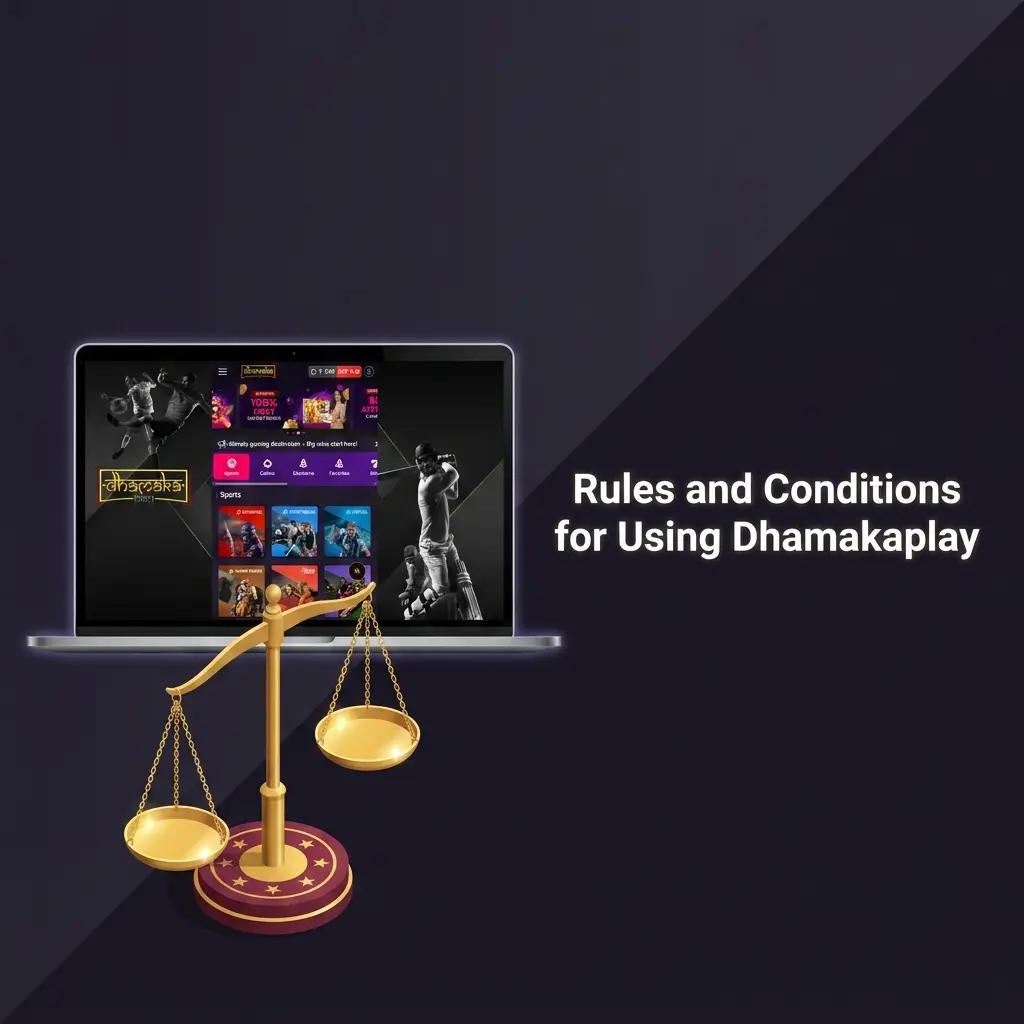Rules and conditions for using Dhamakaplay covering age requirement, KYC verification, bonus terms, and account policies
