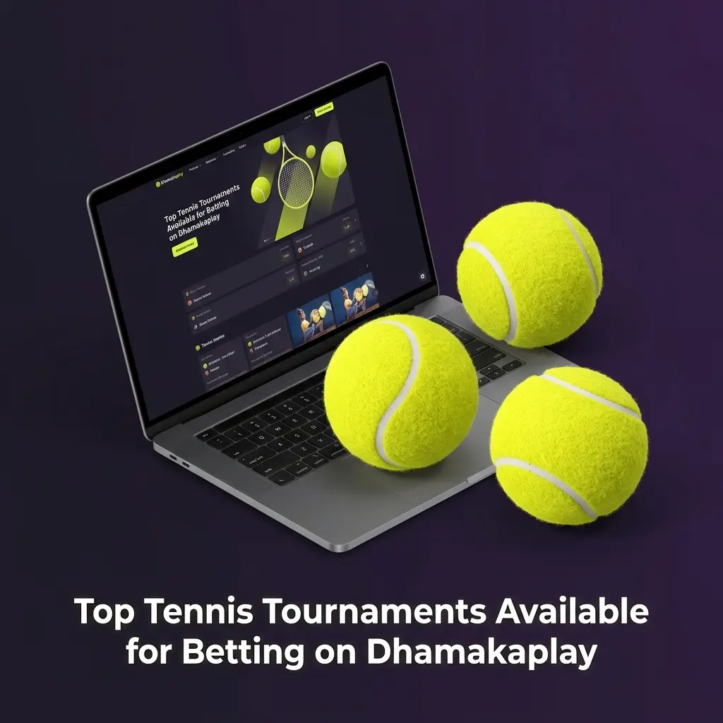 Top tennis tournaments for betting on Dhamakaplay including Grand Slams, ATP, WTA, Davis Cup events