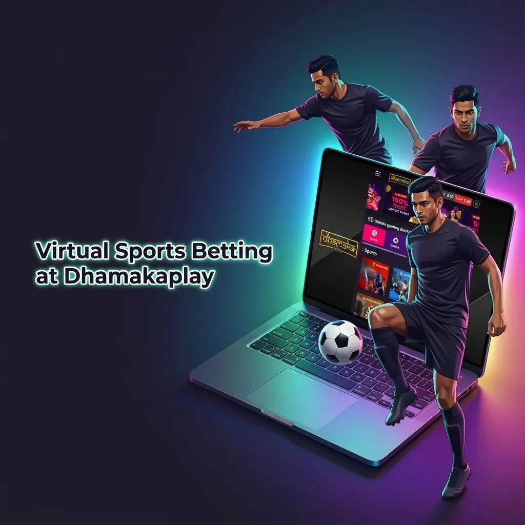 Virtual sports betting on cricket, football, horse racing and basketball at Dhamakaplay with 24/7 simulated matches