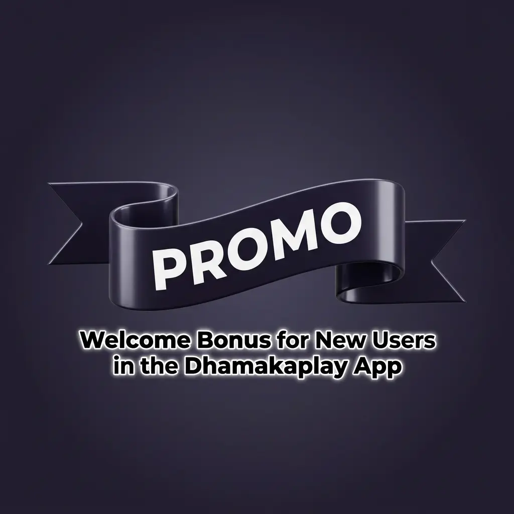 Dhamakaplay app welcome bonus offering 100% match up to INR 10,000 for sports betting or casino with 50 free spins